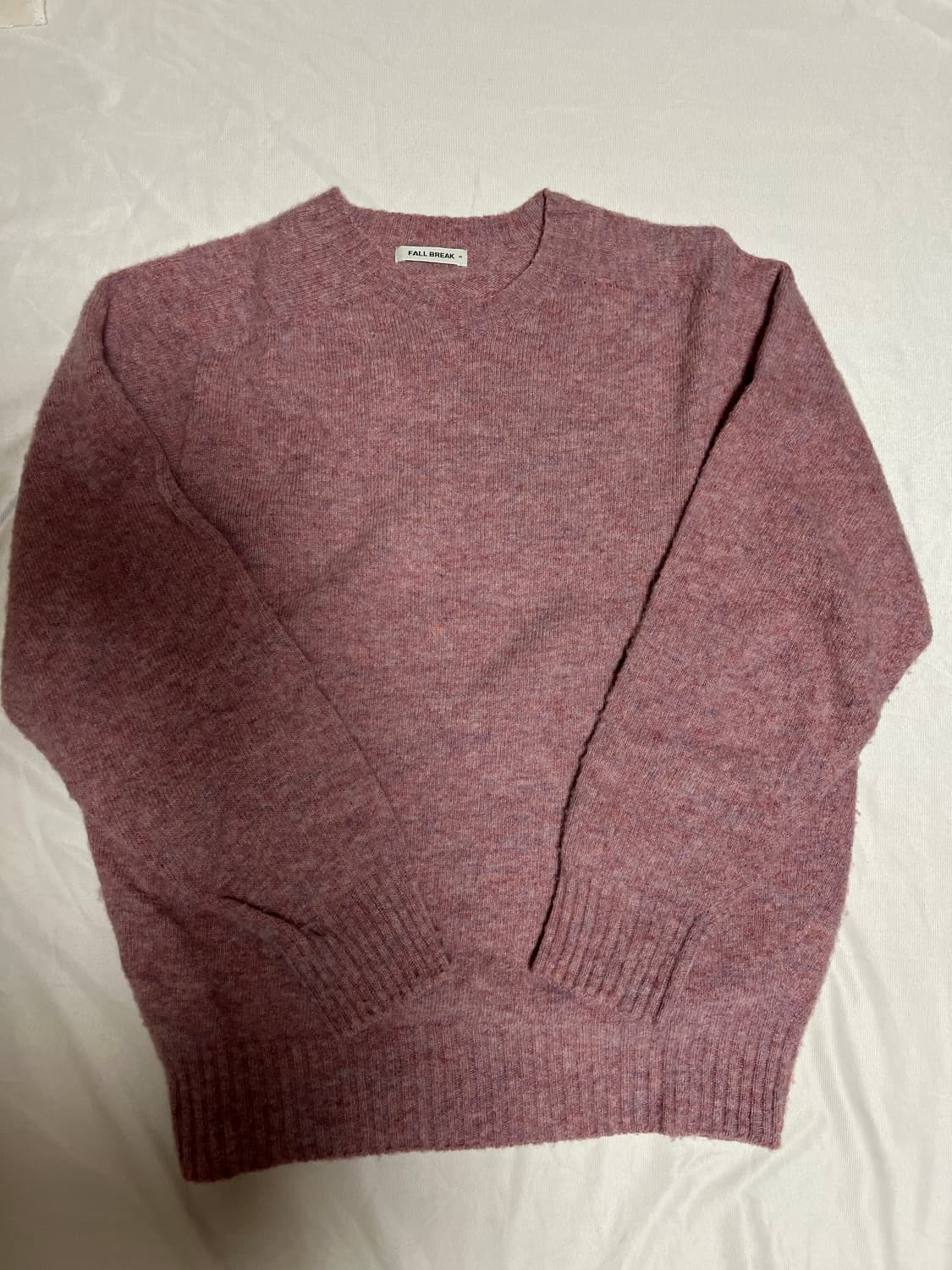 폴브레이크 쉐기독 니트 라이트 핑크 3사이즈 상품이미지2