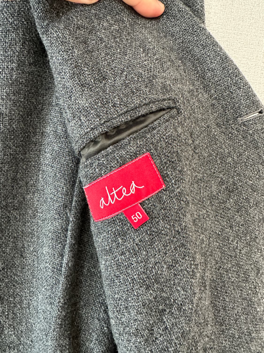 알테아(ALTEA) / 울블레이저 / 48 / 사용감있음 상품이미지4