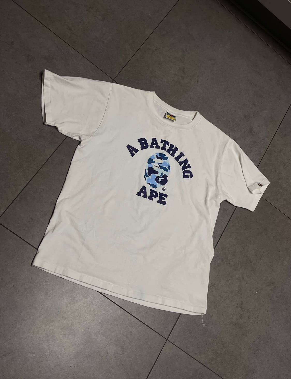 베이프 abc카모 블루 반팔티 상품이미지1