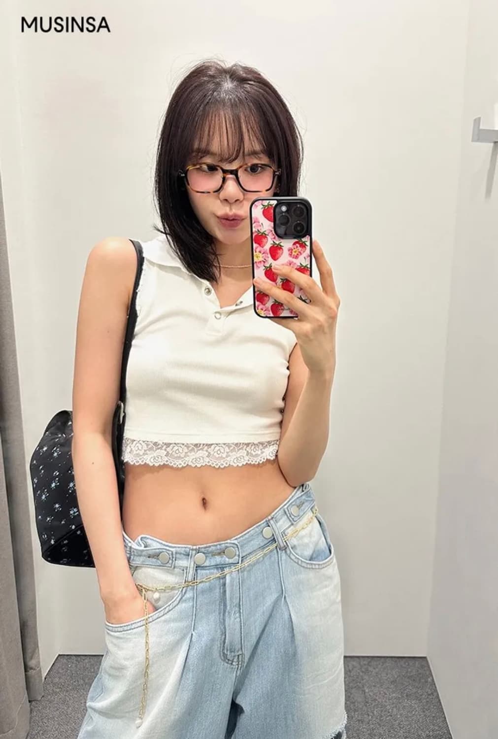 (새상품❣️)아더템포 나일론 플로랄 백팩 상품이미지3