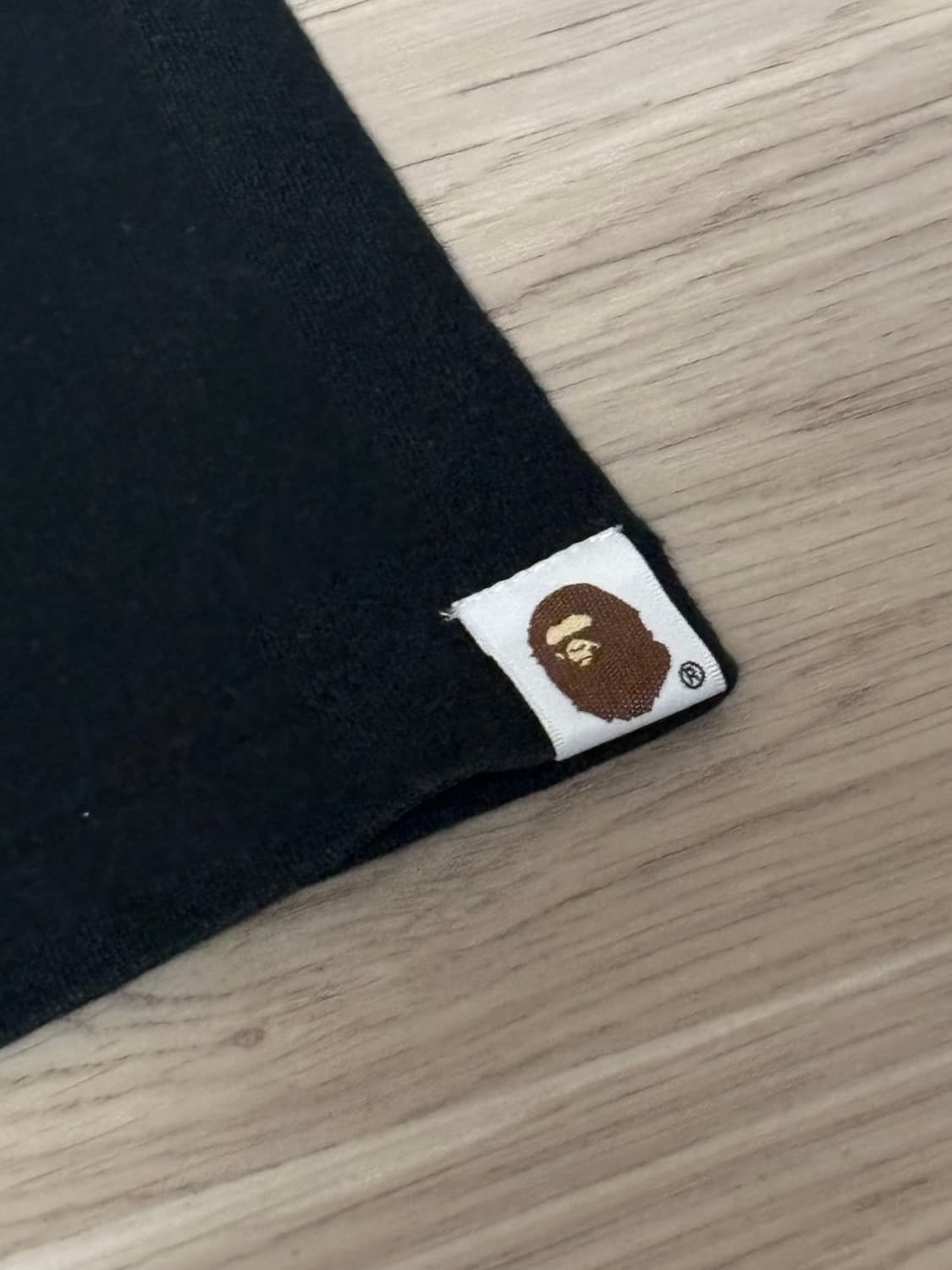 베이프 Bape 카모 바이 베이싱 에이프 티셔츠 블랙 그린 상품이미지5
