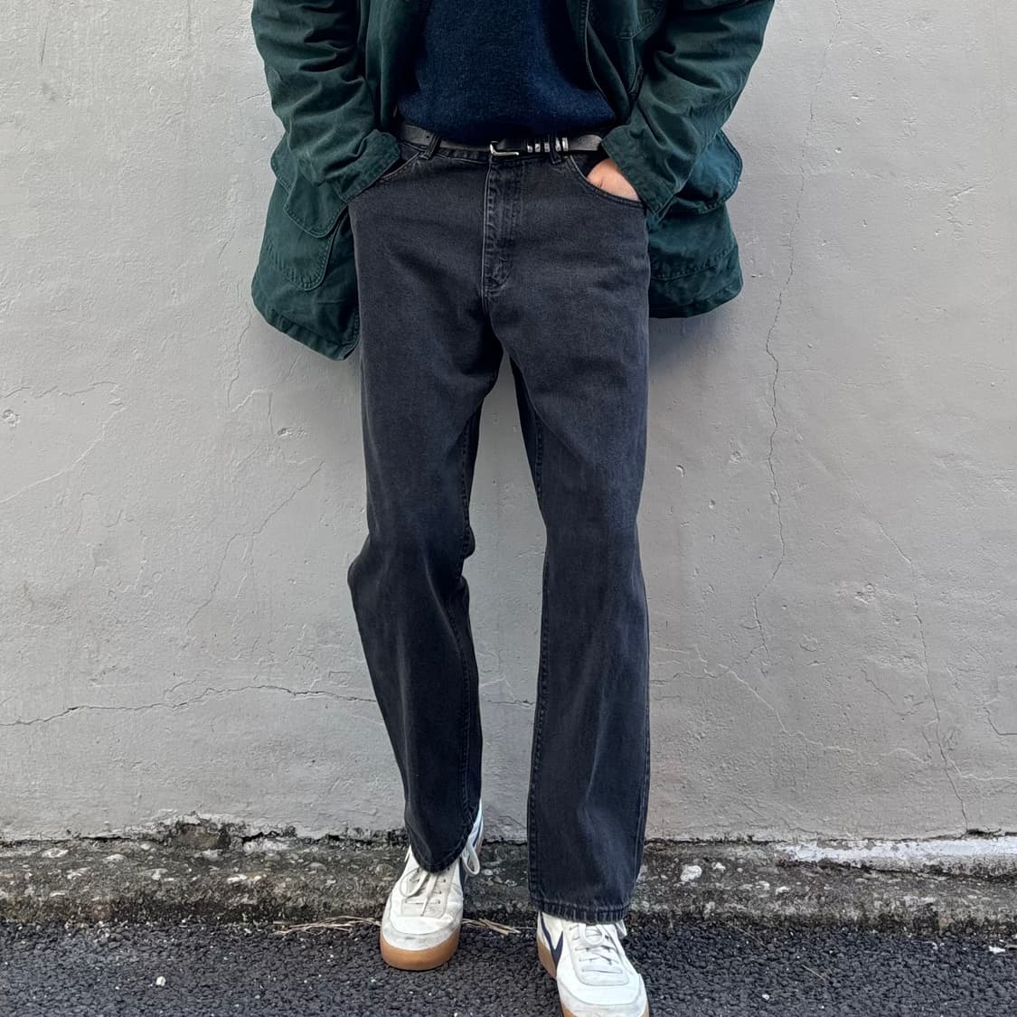 90년대 미국 리 흑청바지 상품이미지2