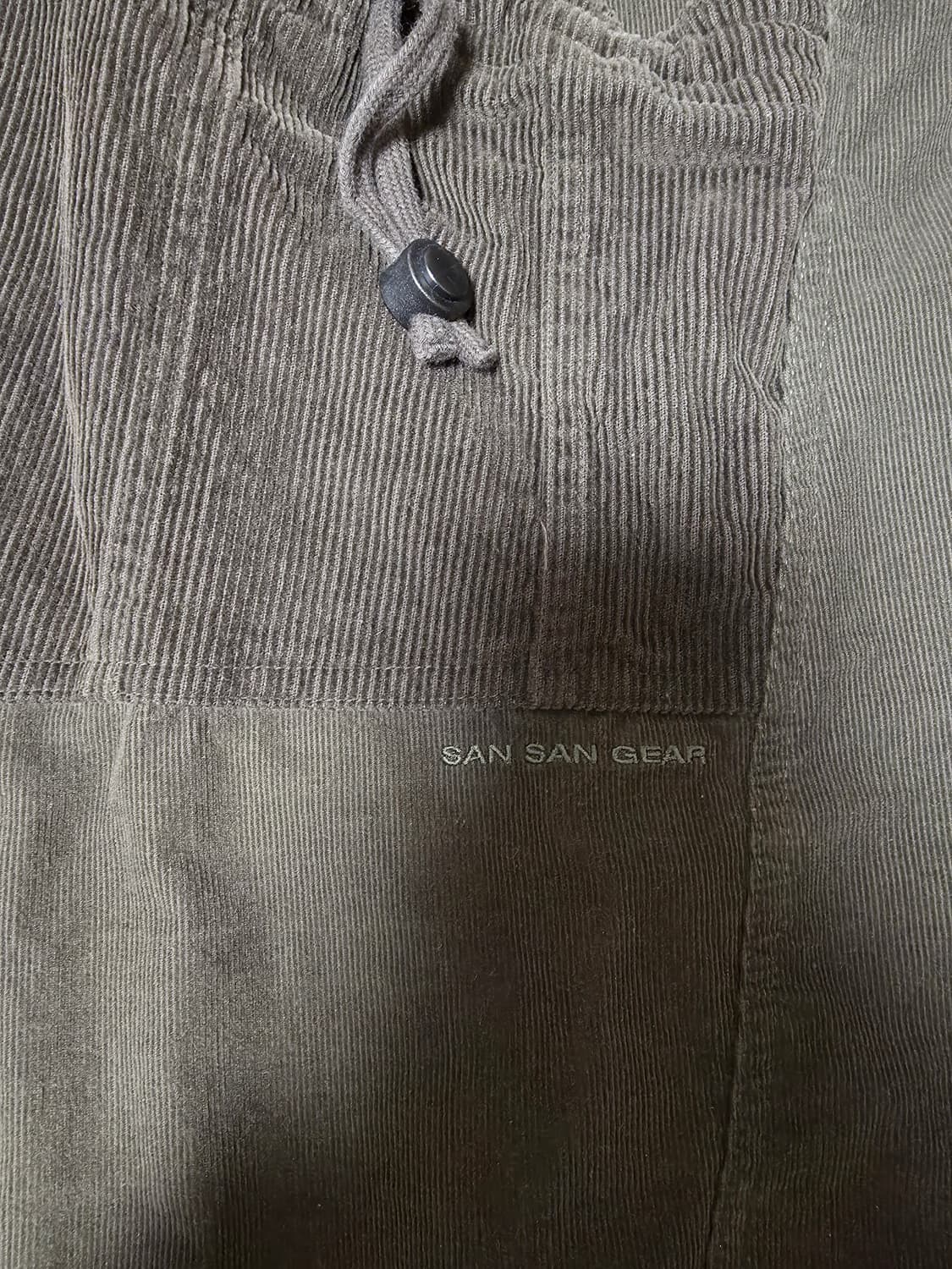 산산기어 포켓 코듀로이 셔츠 3사이즈 카키 상품이미지3