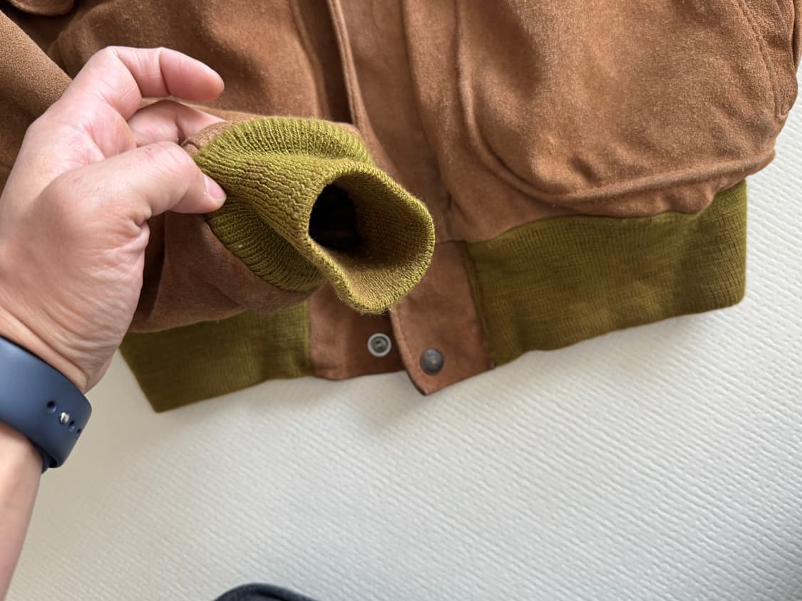 [황금 40사이즈] 80-90s 빈티지 Schott A-2 쉐르파 라이닝 상품이미지4