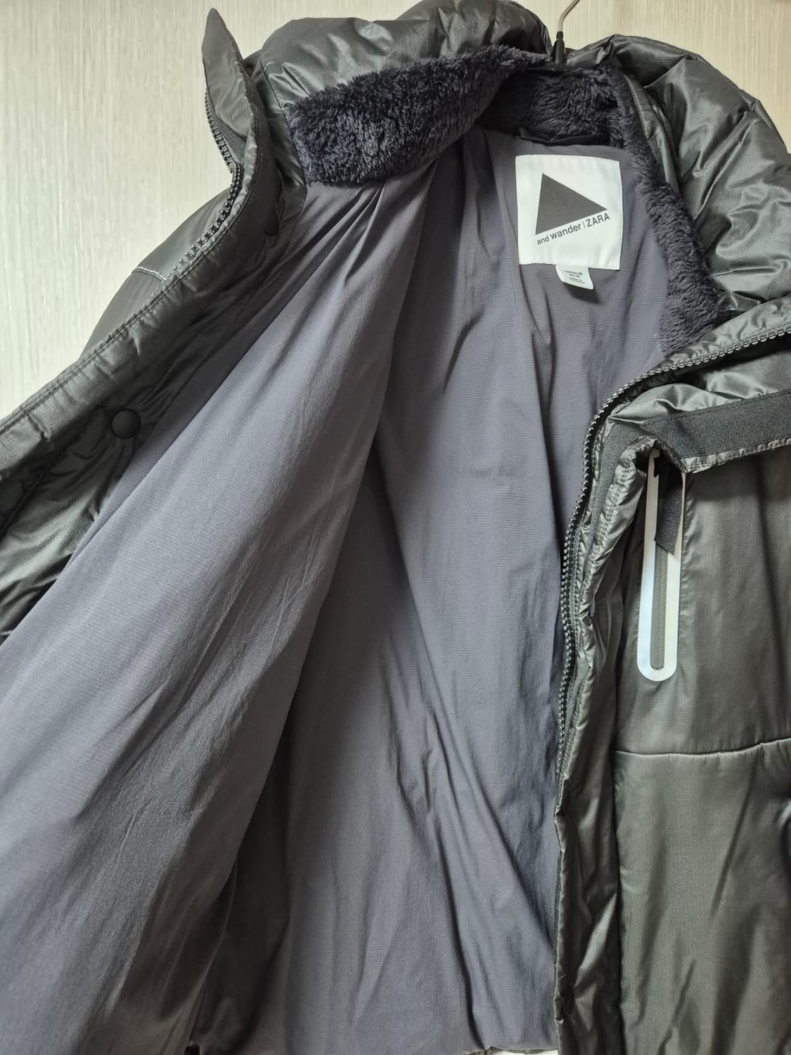 자라 x 앤드 원더 워터 레지스턴트 앤 윈드프루프 다운점퍼 xs 상품이미지6