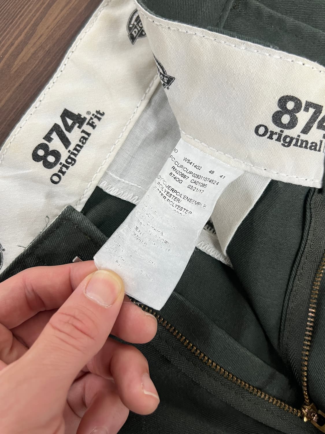 Dickies 디키즈 874 워크웨어 카키 치노 팬츠 상품이미지8
