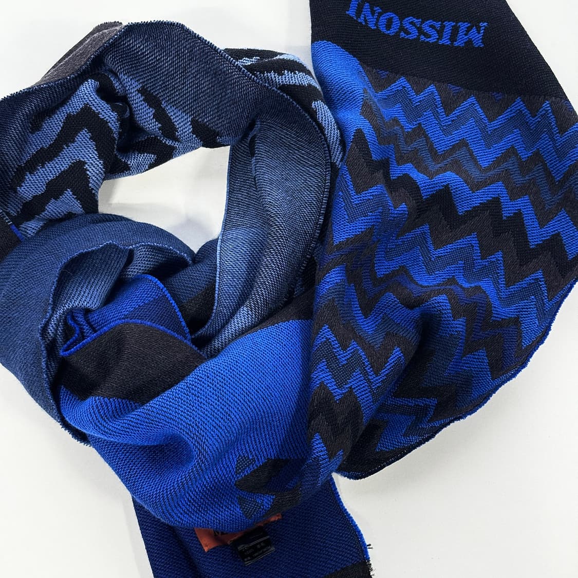 미쏘니 패턴 로고 울 머플러 상품이미지5