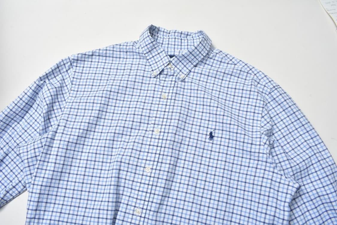 폴로 랄프로렌 빅셔츠 체크 남방 XXL N1284 상품이미지5