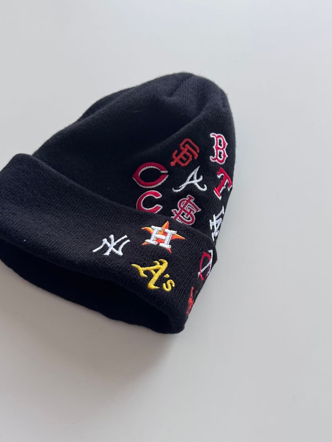 TEAM LOGO KNIT BEANIE 팀 로고 니트 비니 상품이미지3