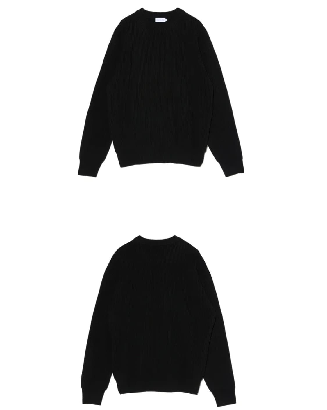 스테디 에브리웨어 크루넥 코튼 립 니트 3사이즈 상품이미지7