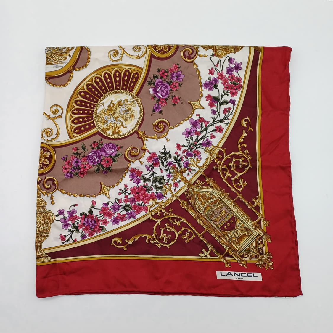 LANCEL 란셀 실크 스카프 (86cm) [BFS10751-68-04] 상품이미지3