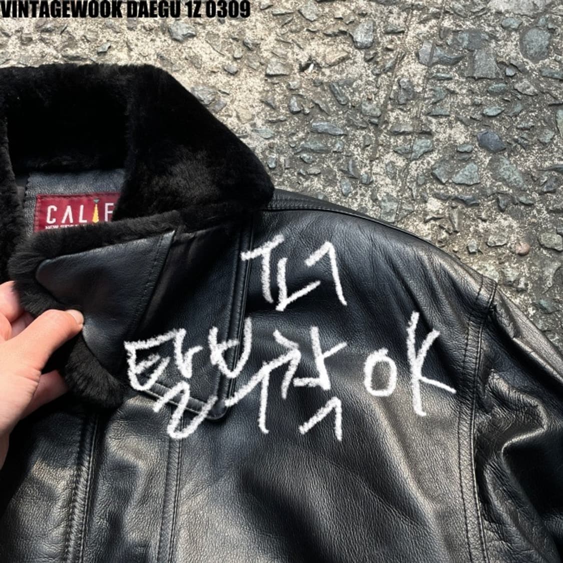 리얼레더 소가죽 봄버자켓 110 상품이미지2