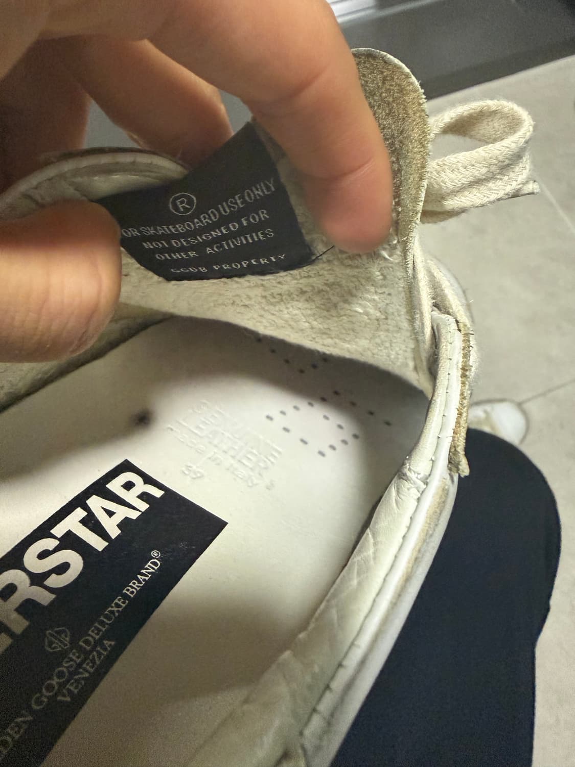 골든구스 화이트골드 스타 스니커즈 39(250~255) 상품이미지7