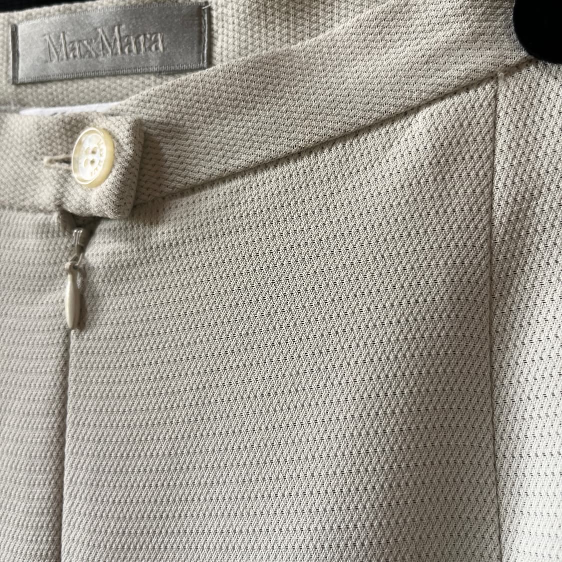 S) MaxMara 메인라인 하계 미디스커트 비스코스 코튼  상품이미지4
