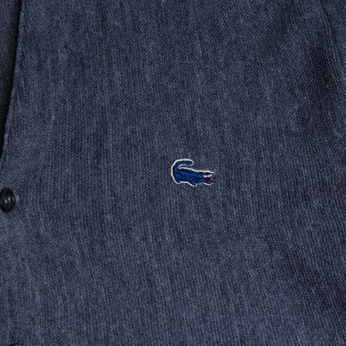 70s IZOD 라코스테 아크릴 가디건 그레이 상품이미지2