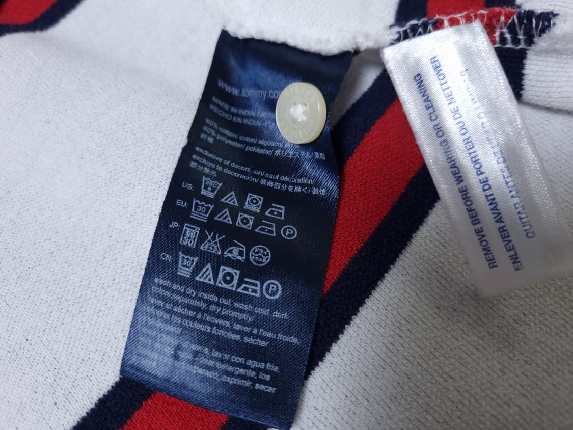 [무료배송][100-105]타미힐피거 남성용 피케 반팔티 카라티 상품이미지10