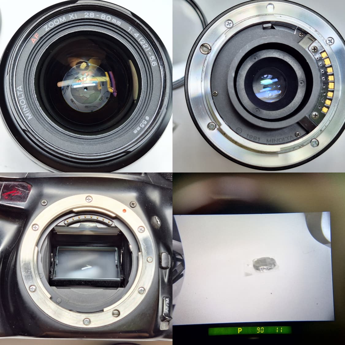 빈티지 필름카메라 풀세트/미놀타 a7xi 28-80 가방 렌즈캡 스트랩 상품이미지7