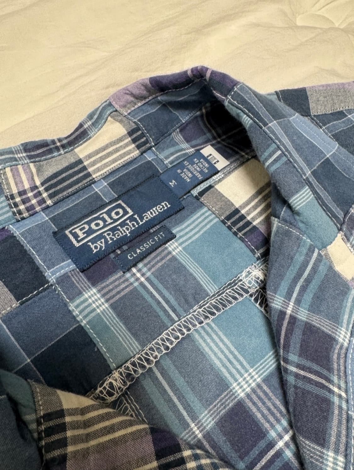 폴로 마드라스 체크셔츠 상품이미지3