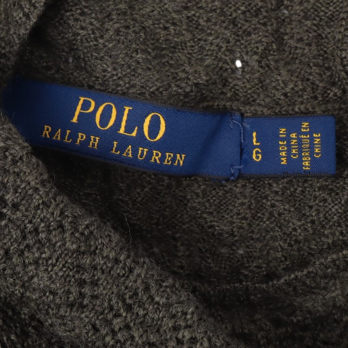 폴로 랄프로렌 카키 엑스트라파인 메리노울 니트 롱 원피스 상품이미지8