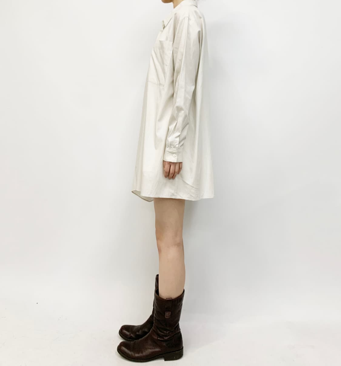 MIDIUMISOLID 셔츠 원피스 상품이미지3