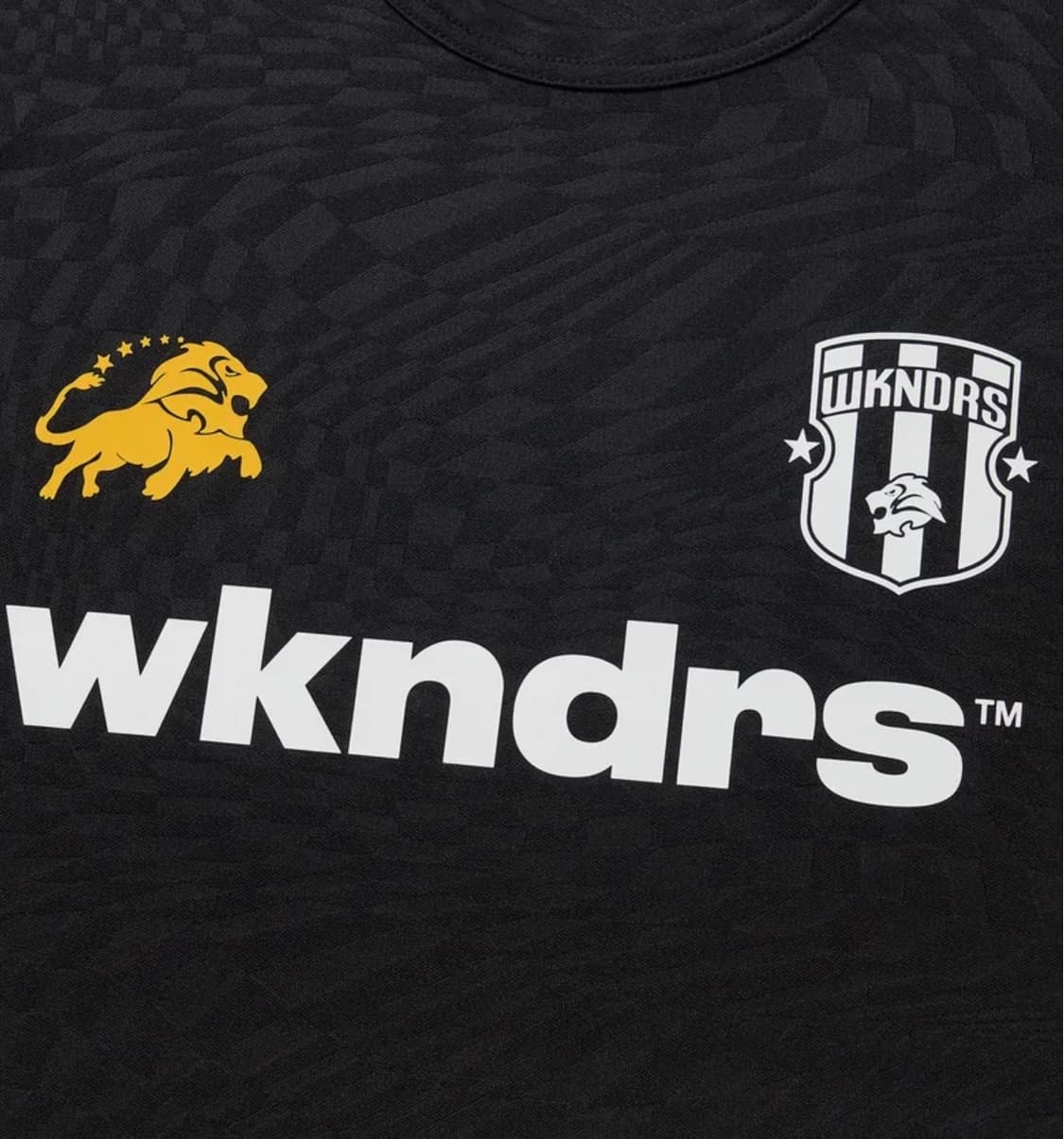 위캔더스 킹 로고 싸커티 블랙  상품이미지3