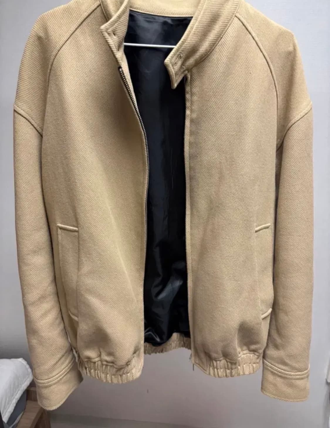 시즈 플랩 트윌 해링턴 자켓 m 베이지 상품이미지3