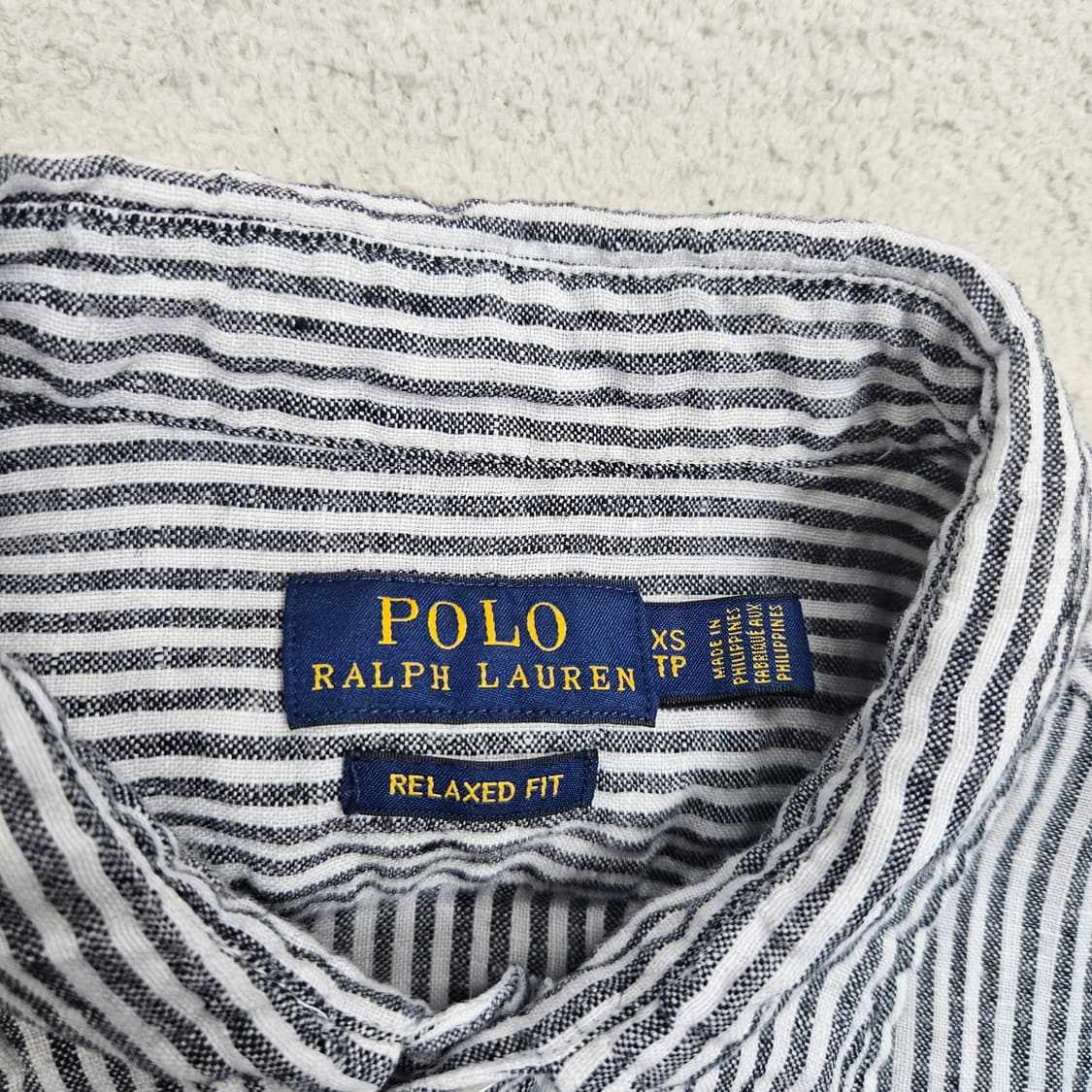 폴로 랄프 로렌 신형 여성 린넨 셔츠 XS 상품이미지4