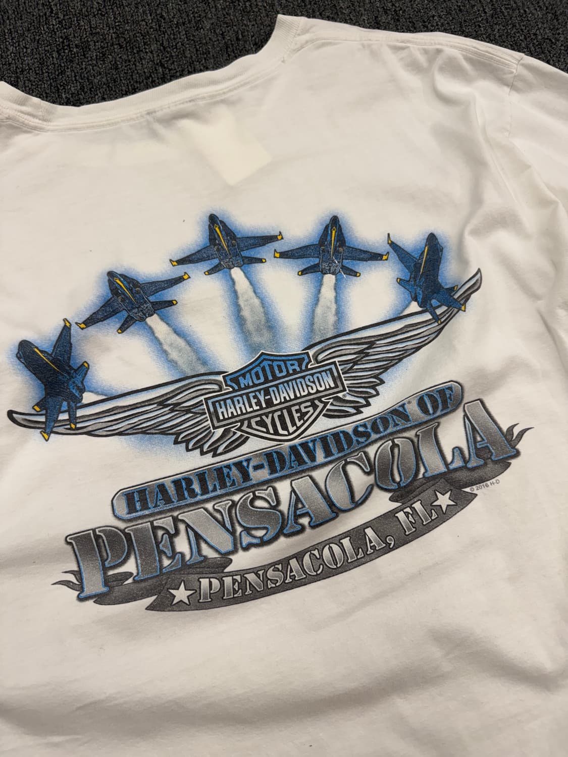 할리데이비슨 빈티지 PENSACOLA,FL 롱슬리브 상품이미지6