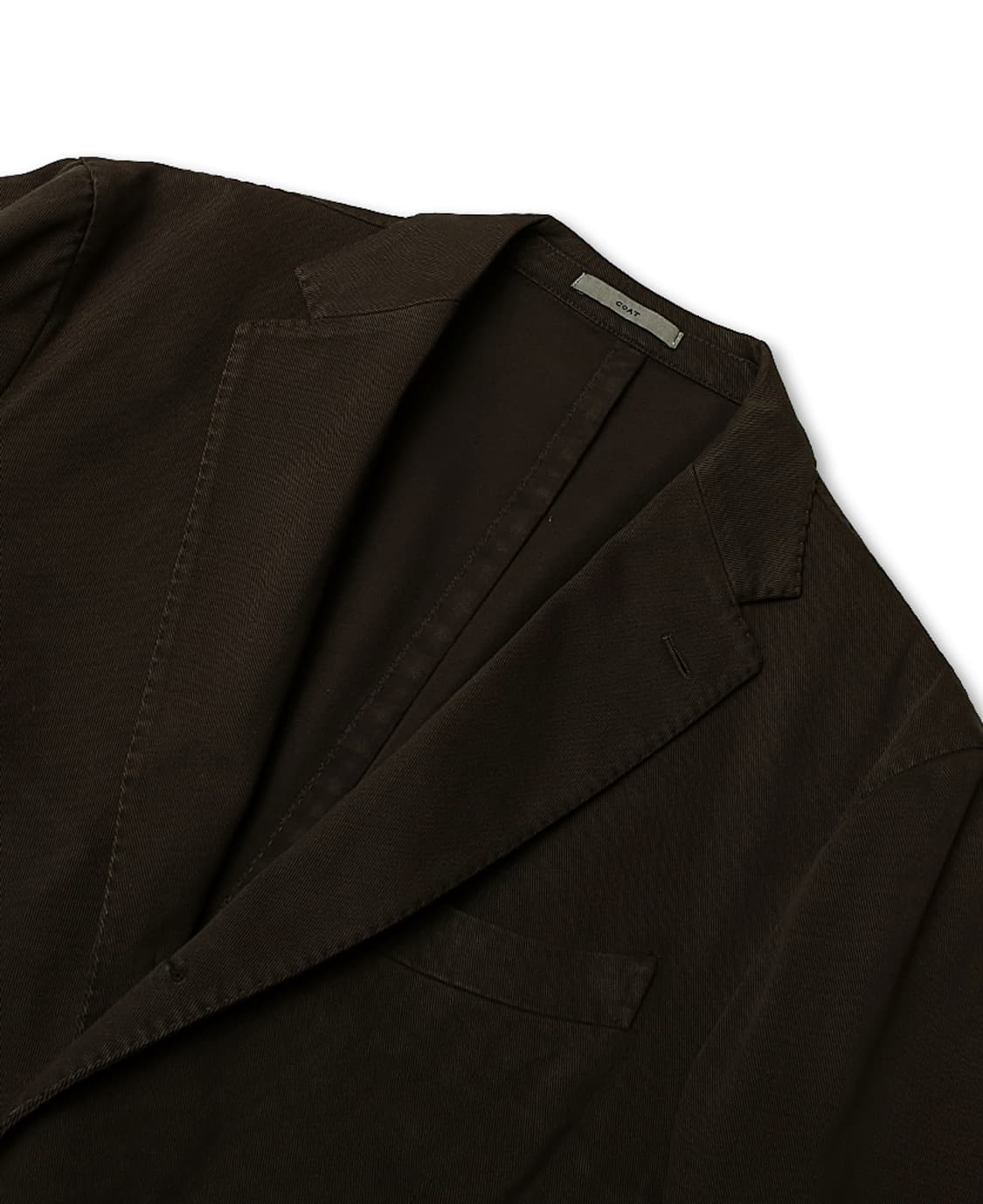 볼리올리 [Boglioli] 초코 브라운 가먼트 트윌 코튼 스포츠 자켓 상품이미지2