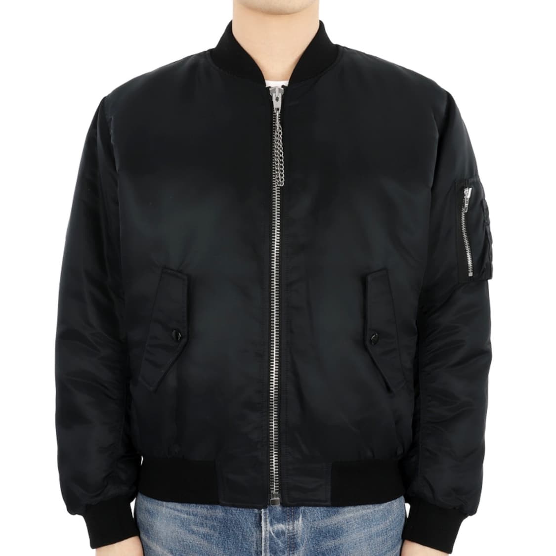 [S+급/48] 셀린느 백로고 블루종 봄버 자켓 블랙 상품이미지9