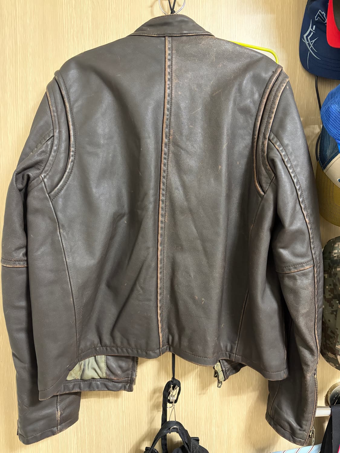 Ezra fitch 레더 자켓 L 빈티지 가죽 자켓 상품이미지3