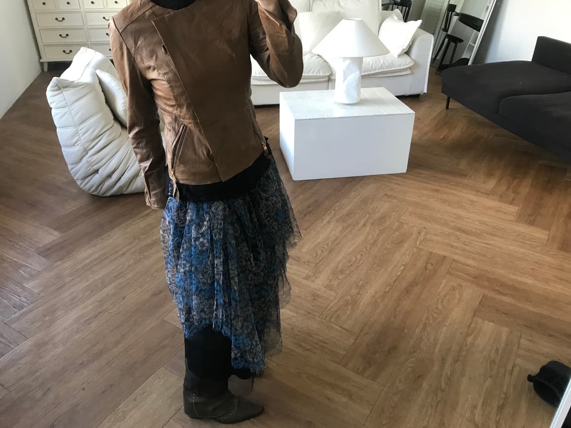 vintage pattern sha skirt 상품이미지8