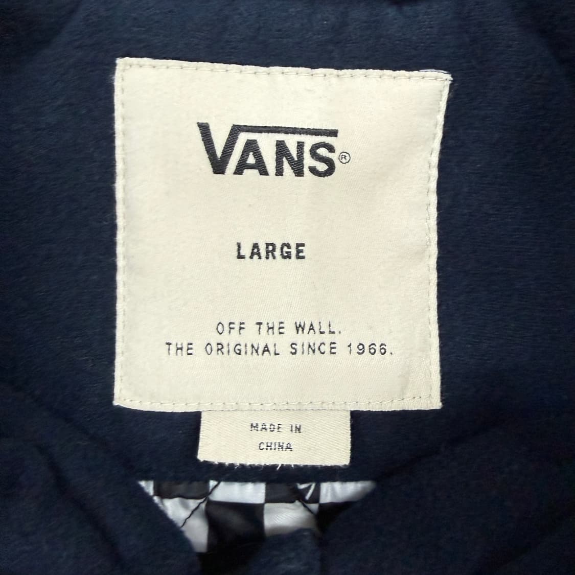 (L)반스 Vans 울 바시티자켓(네이비) 상품이미지2