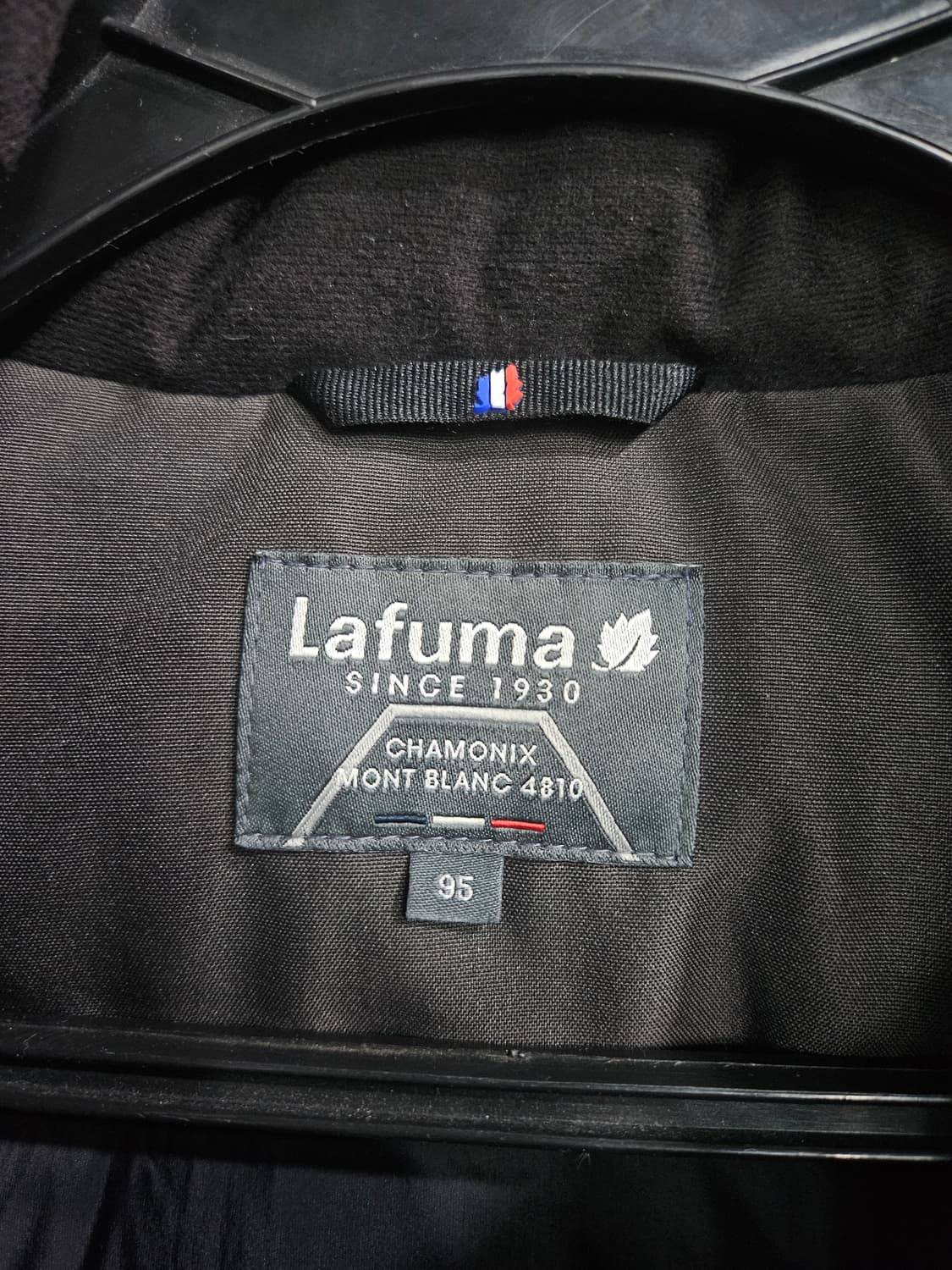 라푸마 차콜컬러 남성 100 구스다운 하프패딩  상품이미지3