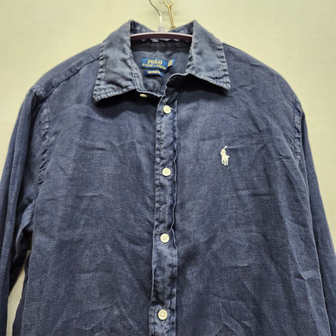 폴로랄프로렌 로고 린넨 셔츠 XS(M) 상품이미지2