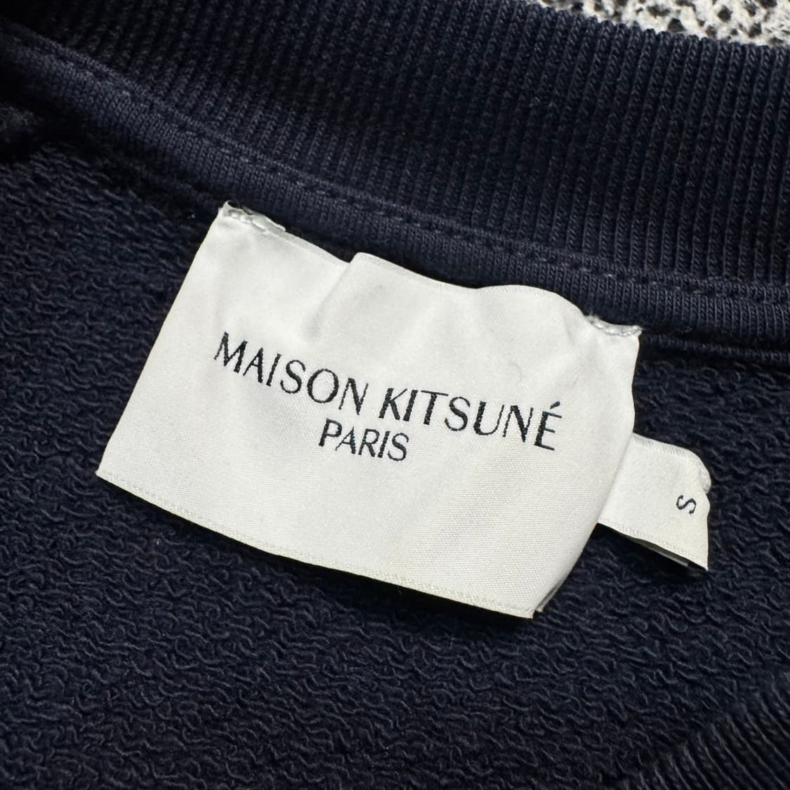 Name : 메종 키츠네 칠랙스 폭스 클래식 네이비 맨투맨  :) 상품이미지4