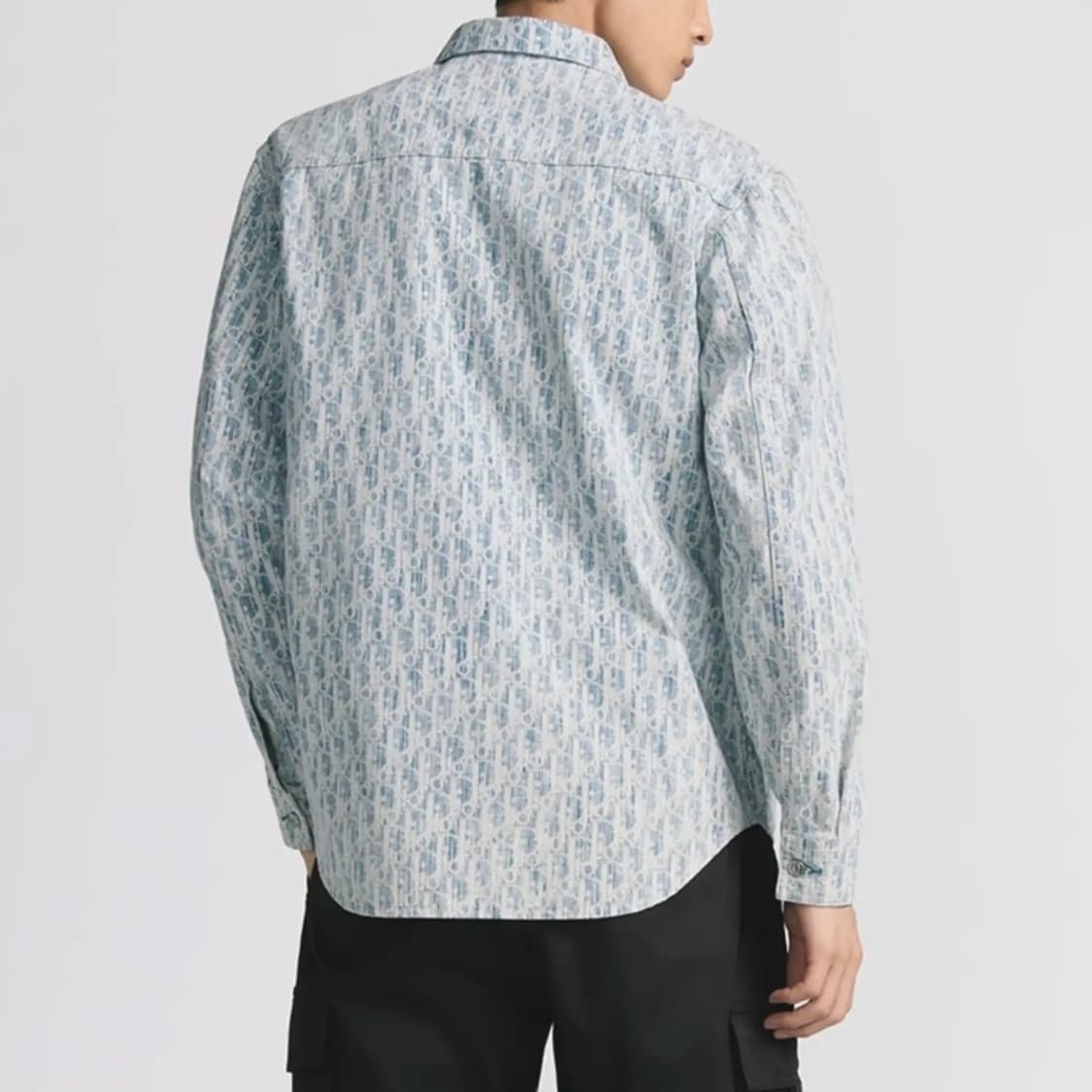 [S+급/42] 디올 오블리크 카스리 데님 오버셔츠 자켓 상품이미지8