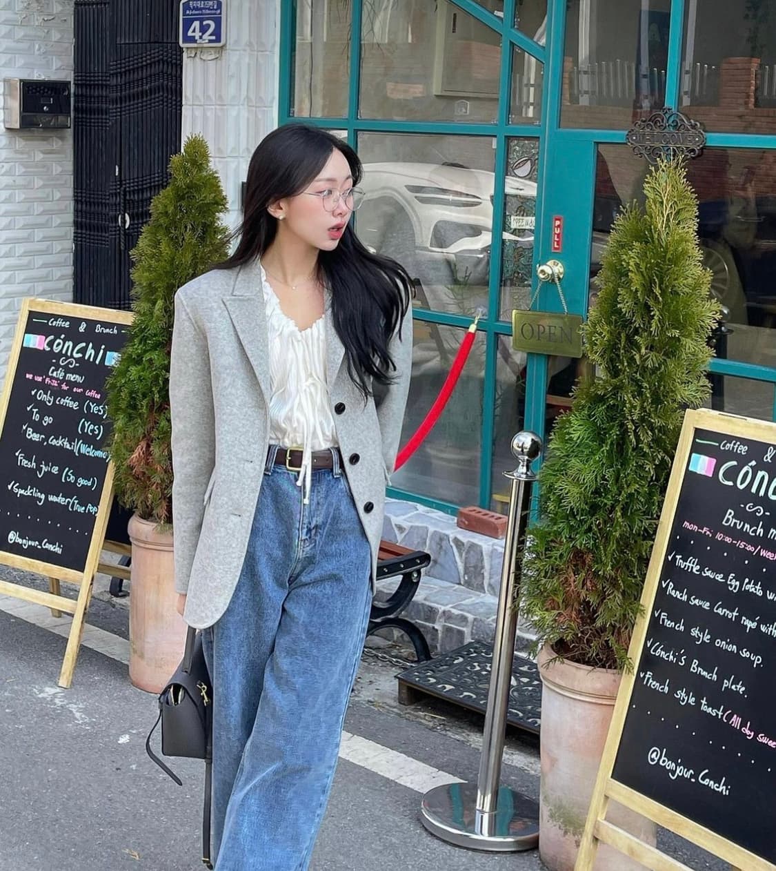 마크들리 울 핸드메이드 자켓 (신지인님 착용) 상품이미지5