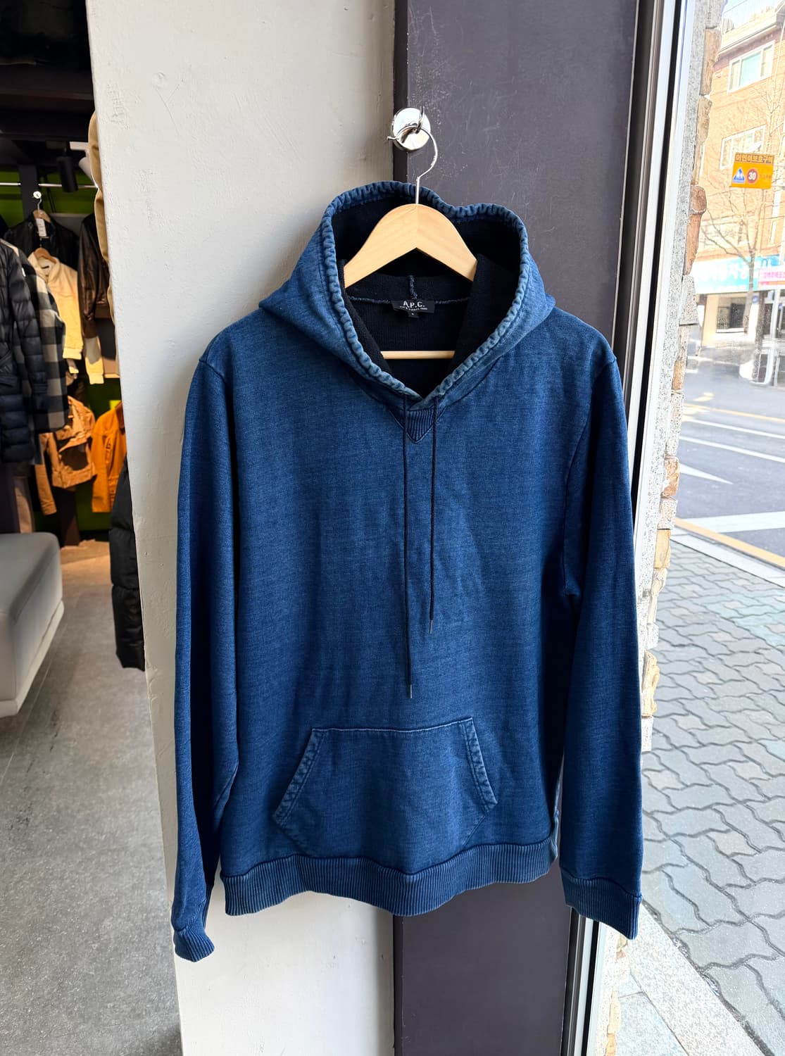 3/ 아페쎄 A.P.C 가먼트다잉 후드티 상품이미지2