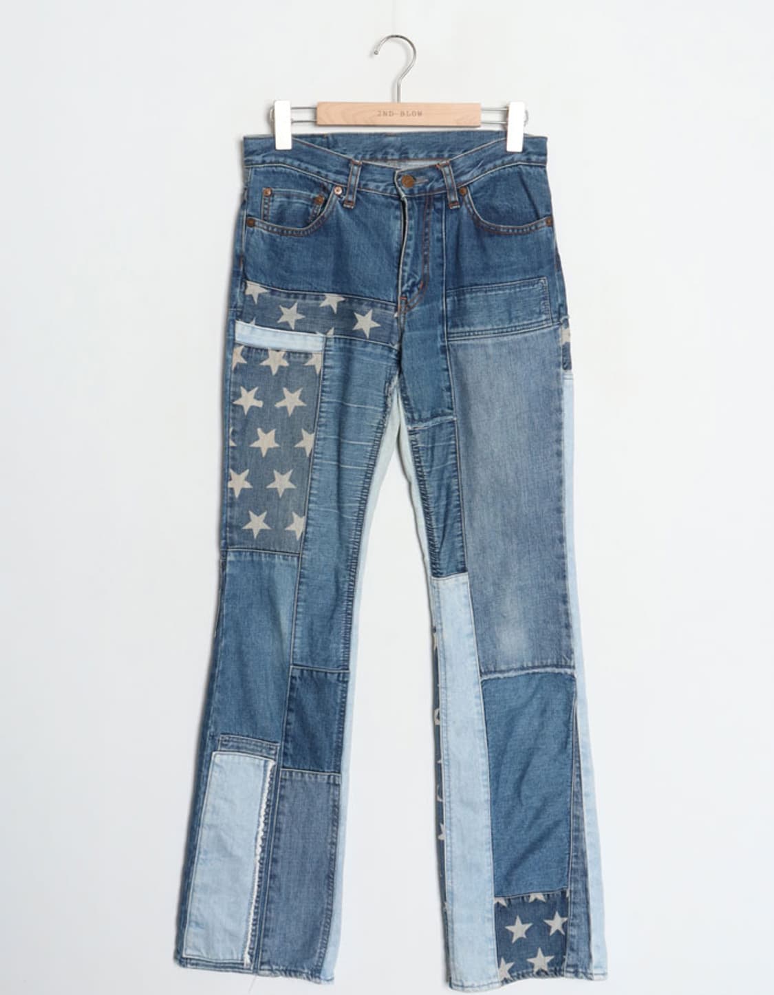 HYSTERIC GLAMOUR Patchwork Boot-Cut (27) 상품이미지1