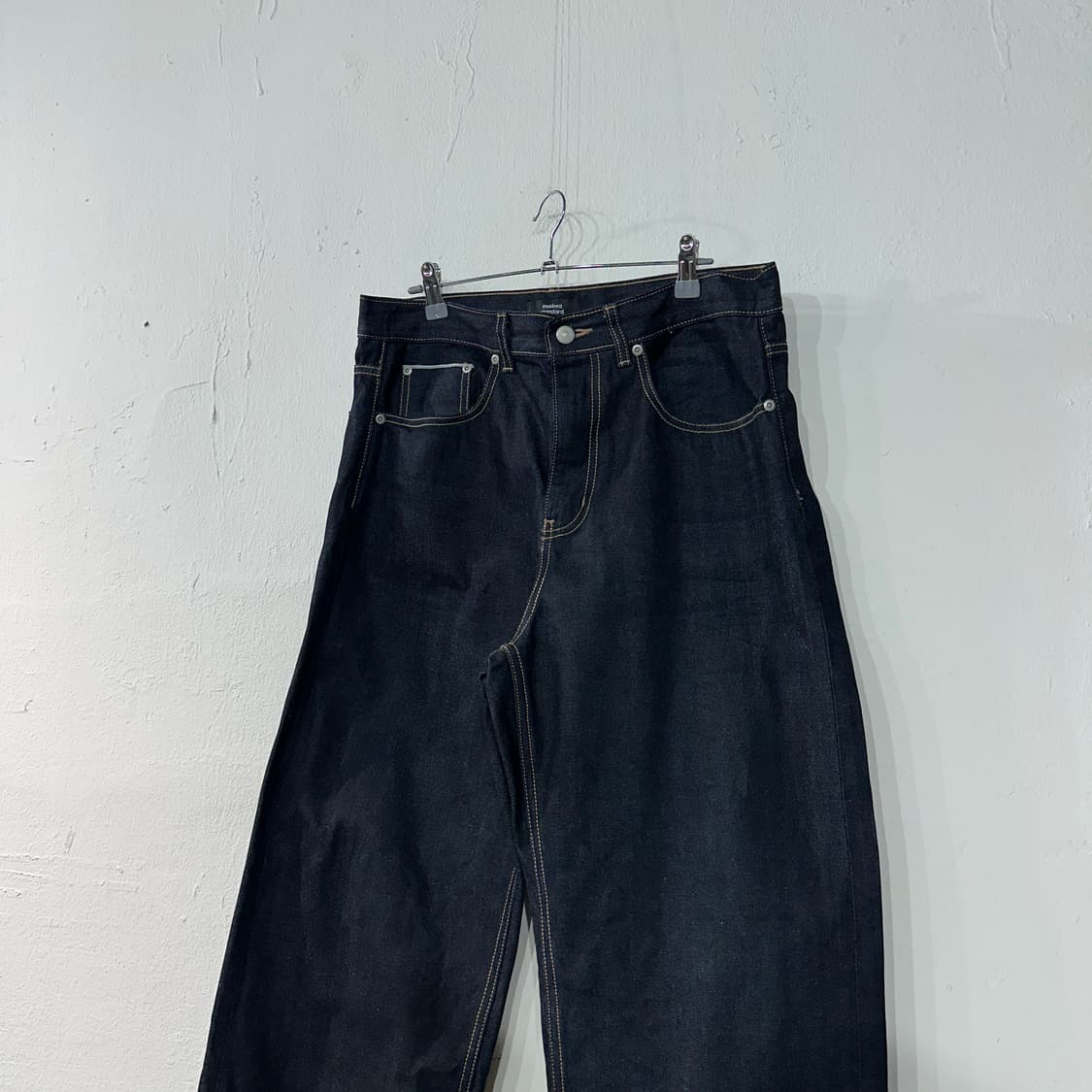 무신사스탠다드 셀비지 딥인디고 청바지 34 상품이미지2