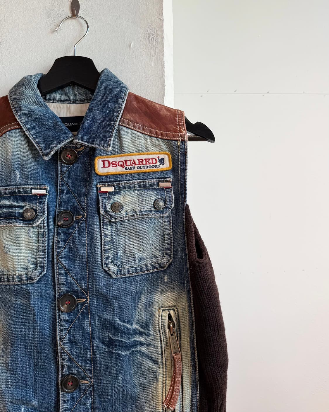 디스퀘어드2 데님 다운 베스트 자켓  상품이미지5