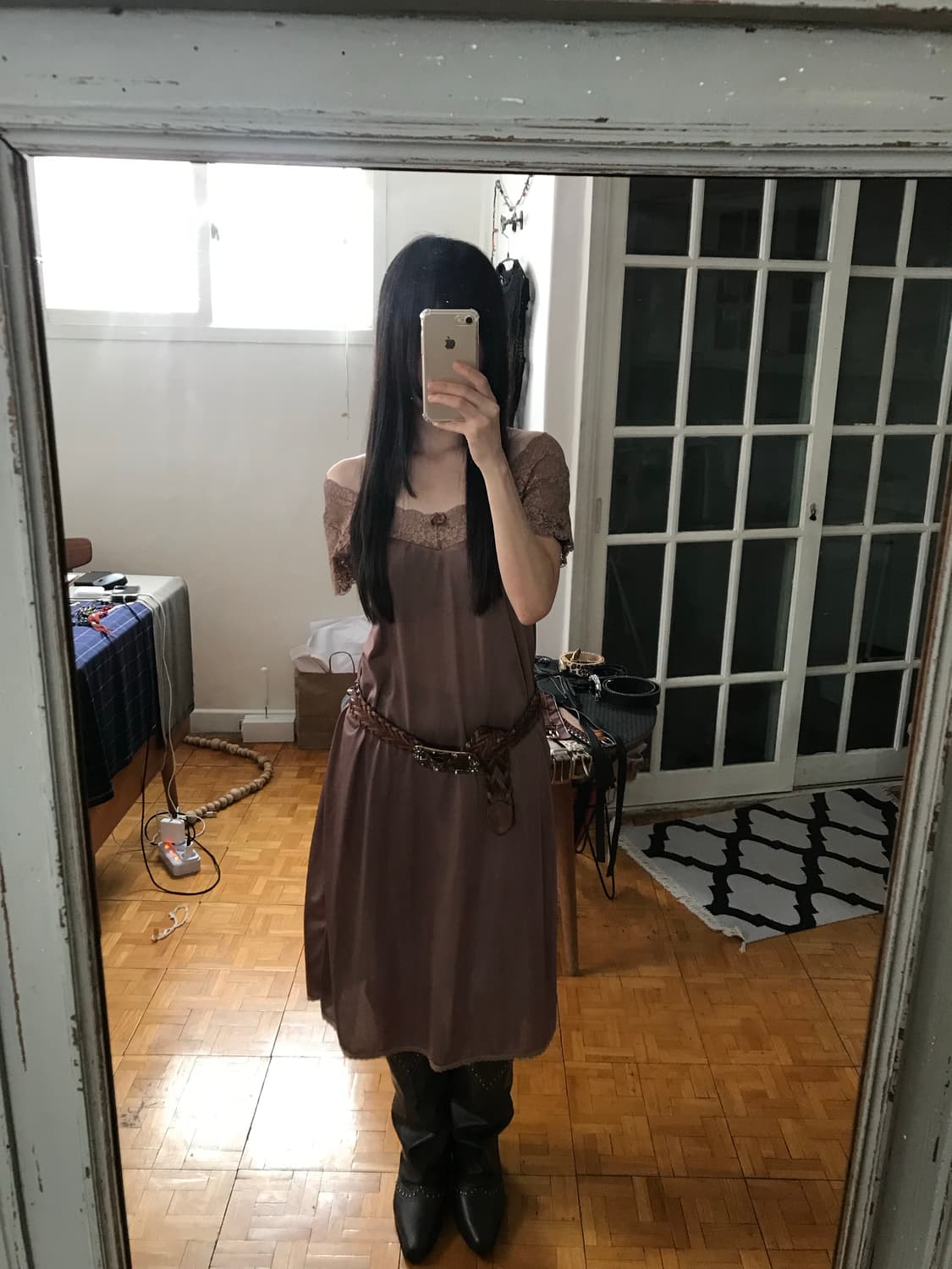 vintsge lace one-piece 상품이미지1