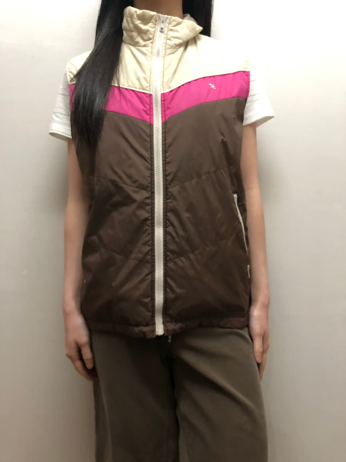 빈티지 아놀드파머 브라운 패딩 베스트 상품이미지6