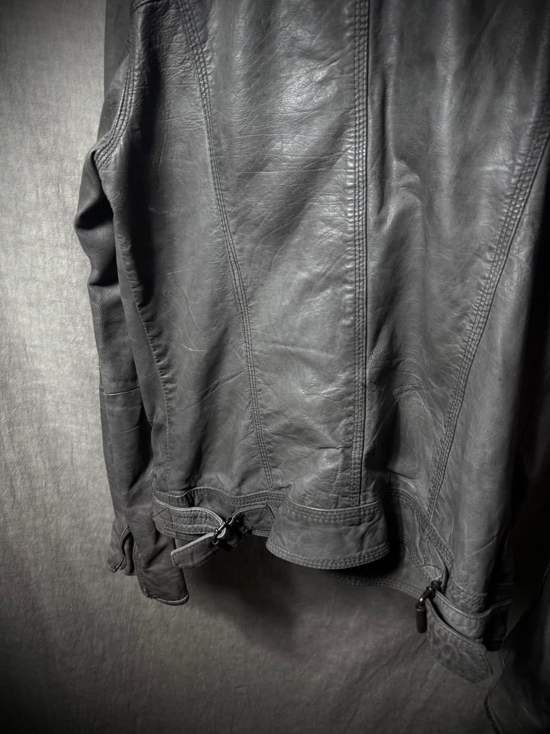 Superdry Vintage Cowhide Leather Jacket  상품이미지7