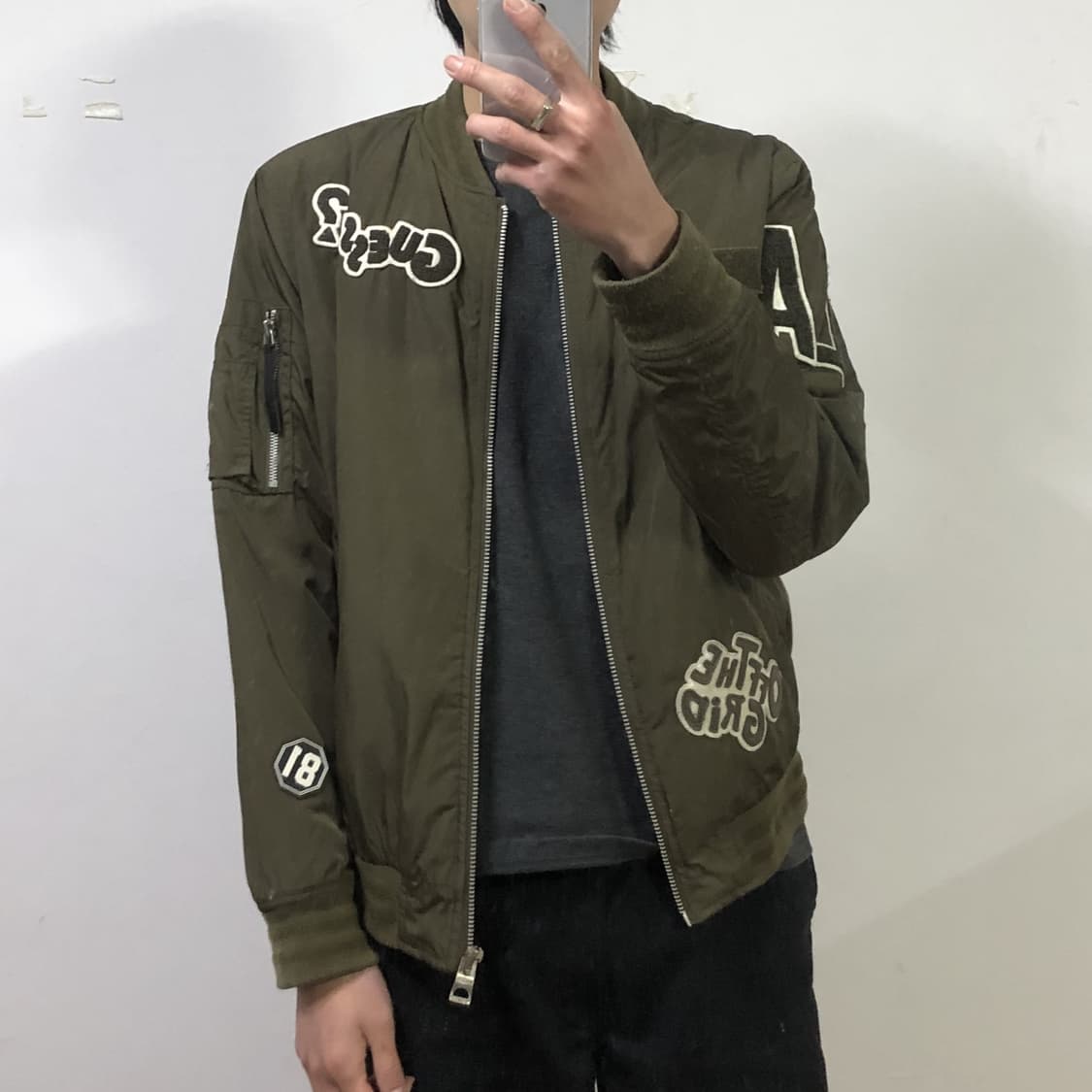 게스 봄버 자켓 상품이미지3