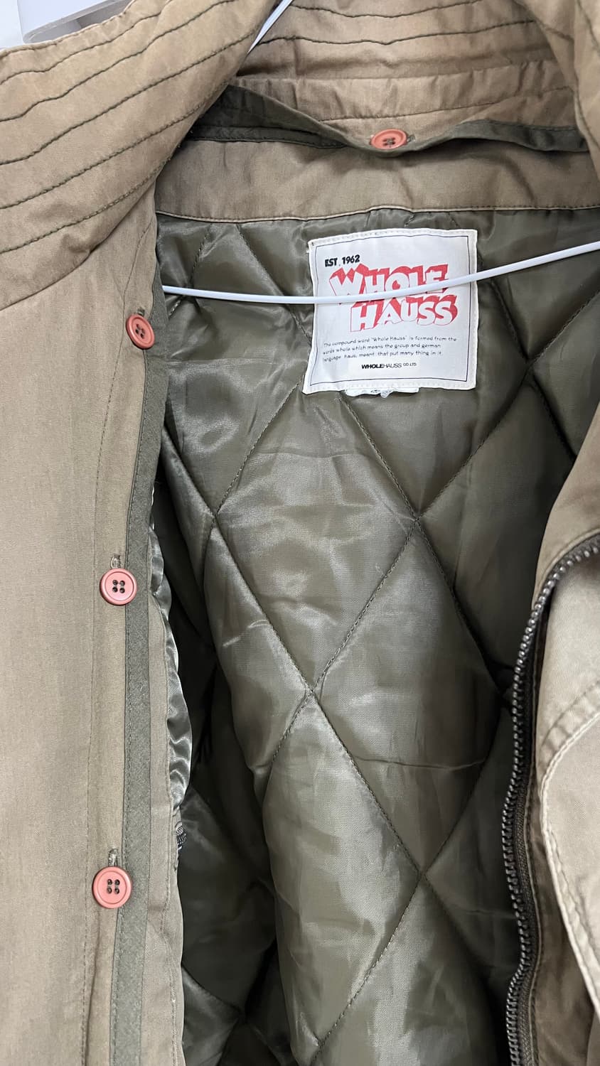 홀하우스 스머프 패치 야상(남녀공용, 내피 탈부착 가능) 상품이미지7