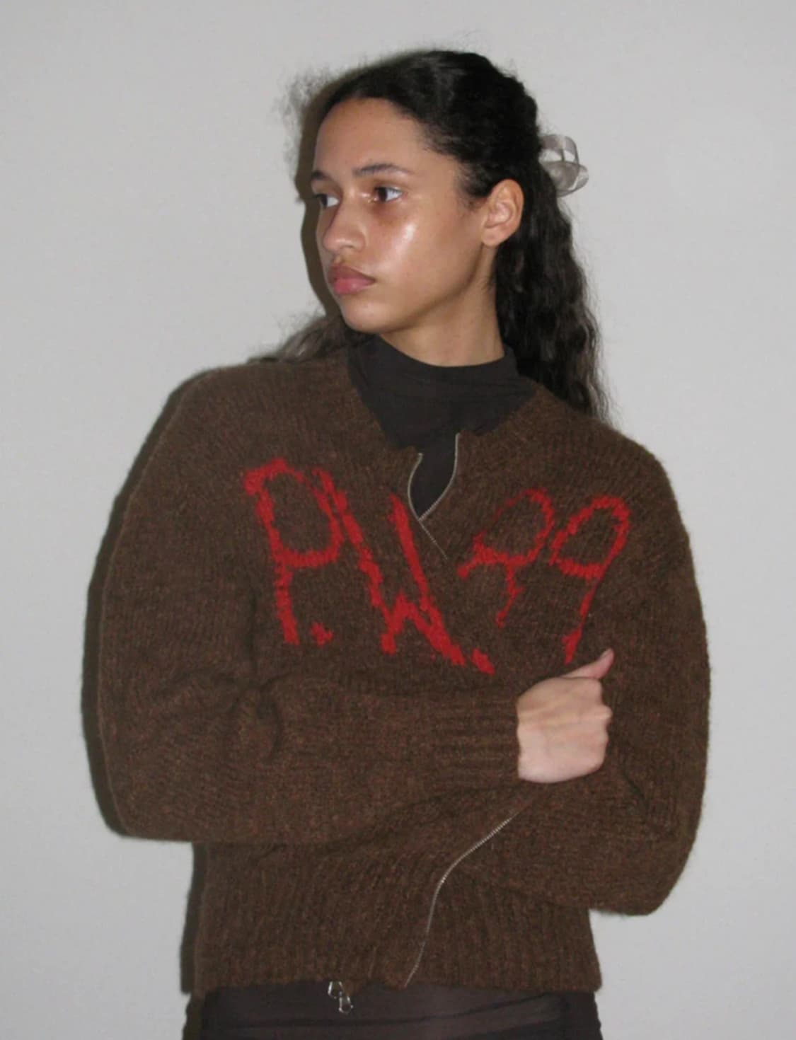 팔로마울 니트 집업 상품이미지1