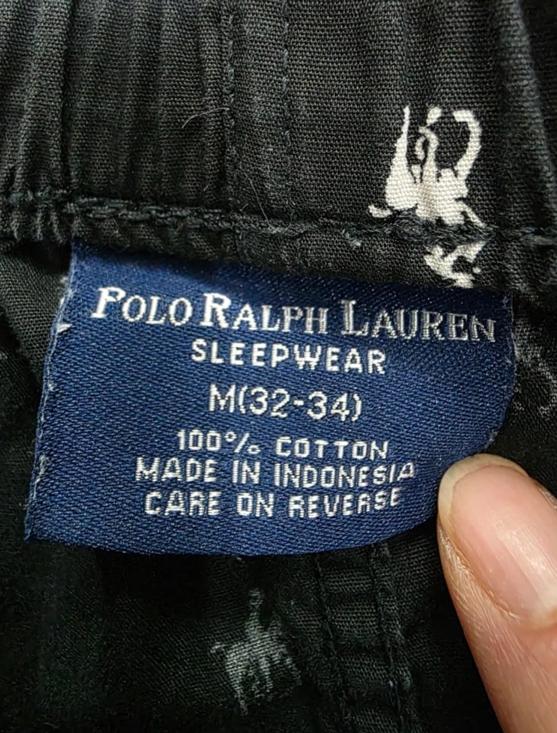 폴로 블랙 츄리닝 바지 32~34 상품이미지6