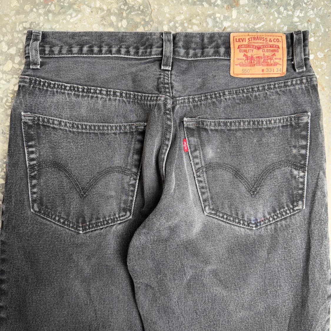 리바이스 550 블랙진 상품이미지5